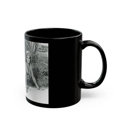 Julie Ege #184 (Vintage Female Icon) Black Coffee Mug - Go Mug Yourself