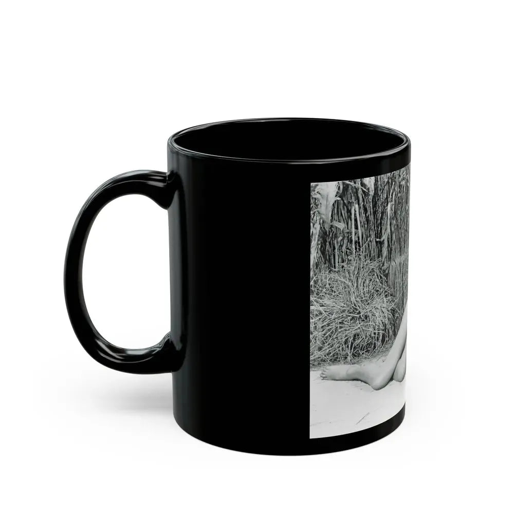 Julie Ege #184 (Vintage Female Icon) Black Coffee Mug - Go Mug Yourself