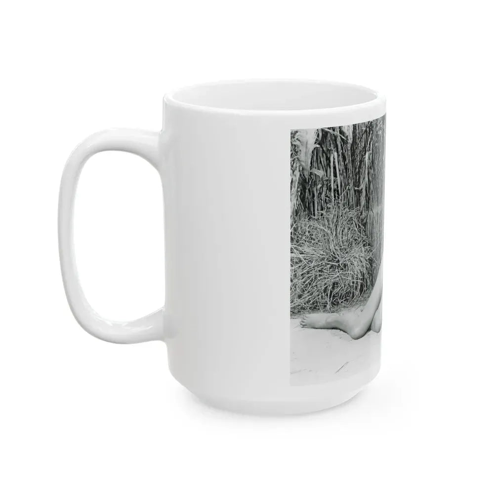 Julie Ege #184 (Vintage Female Icon) White Coffee Mug - Go Mug Yourself
