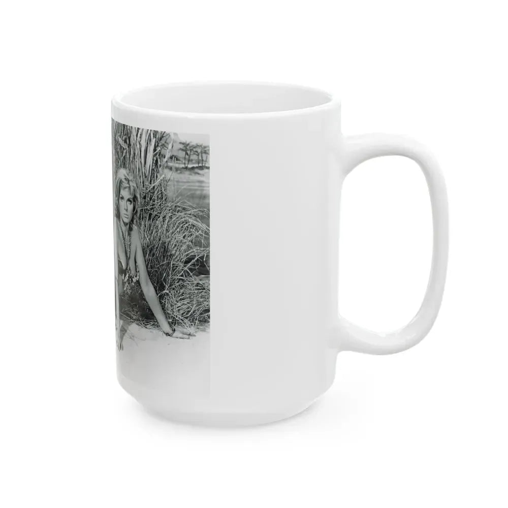 Julie Ege #184 (Vintage Female Icon) White Coffee Mug - Go Mug Yourself