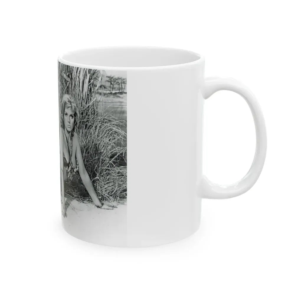 Julie Ege #184 (Vintage Female Icon) White Coffee Mug - Go Mug Yourself