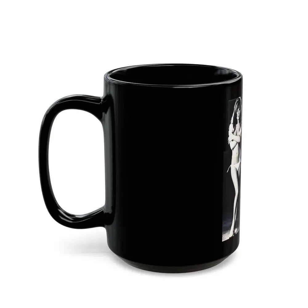 Julie Ege #186 (Vintage Female Icon) Black Coffee Mug - Go Mug Yourself