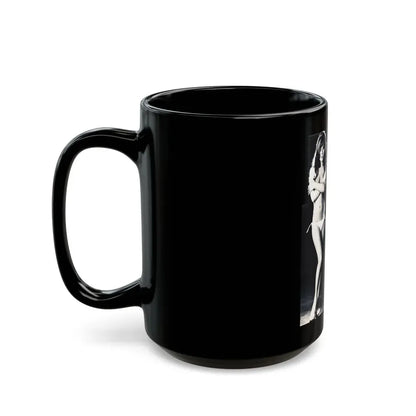 Julie Ege #186 (Vintage Female Icon) Black Coffee Mug - Go Mug Yourself