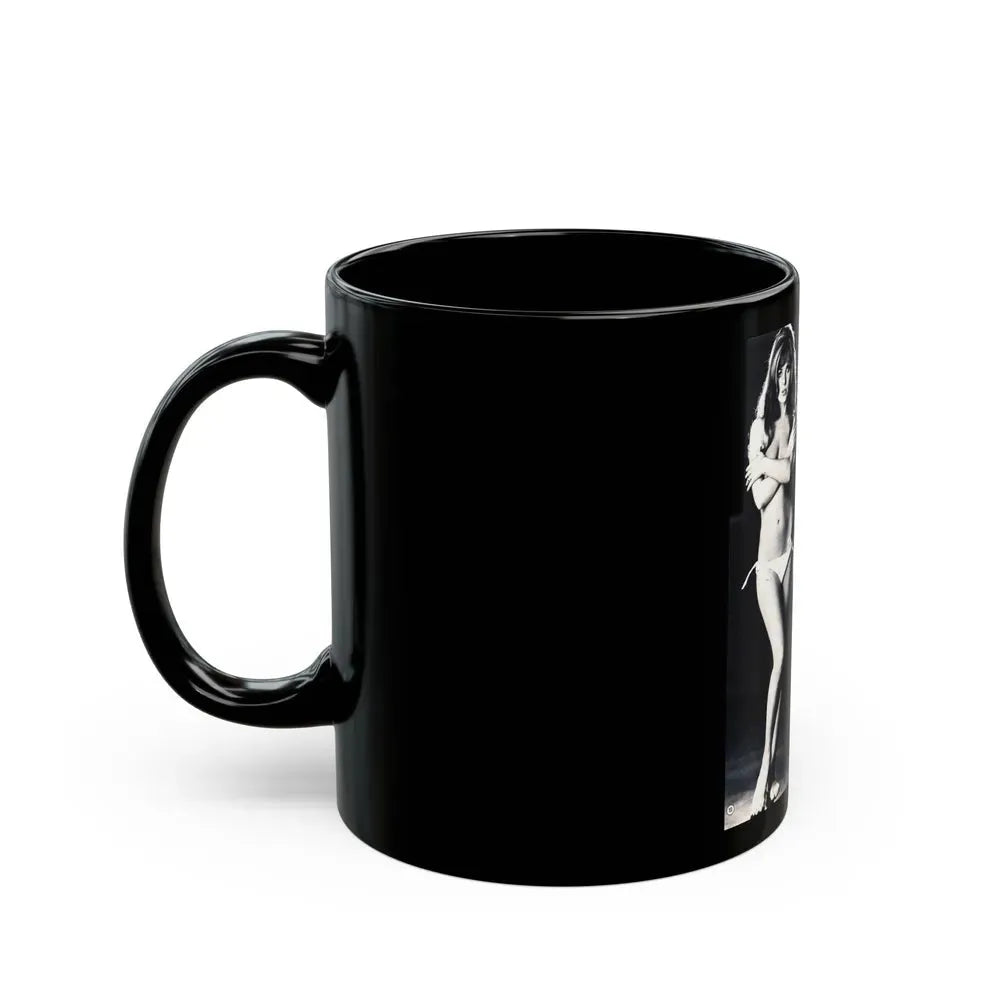 Julie Ege #186 (Vintage Female Icon) Black Coffee Mug - Go Mug Yourself