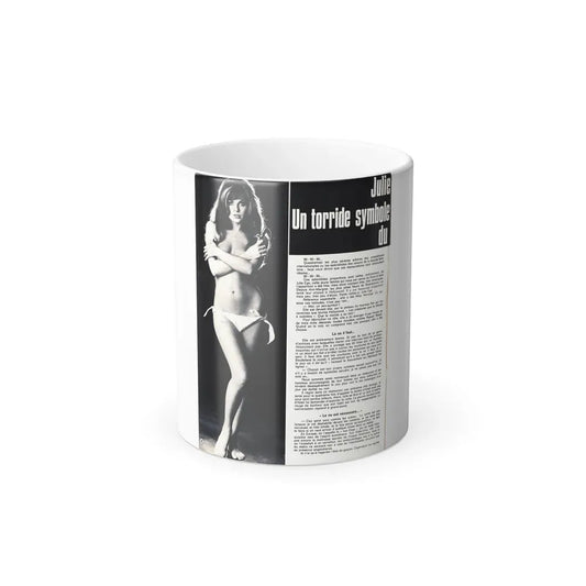 Julie Ege #186 (Vintage Female Icon) Color Changing Coffee Mug 11oz - Go Mug Yourself
