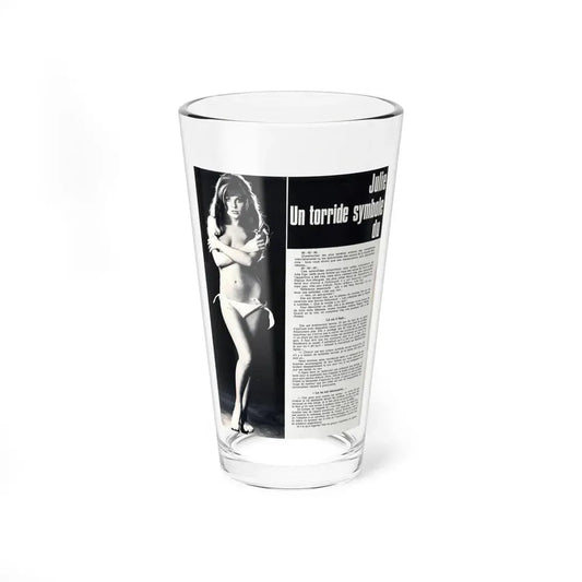 Julie Ege #186 (Vintage Female Icon) Pint Glass 16oz 16oz - Go Mug Yourself