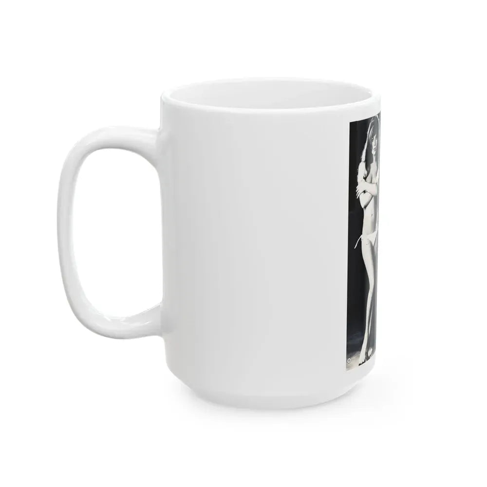 Julie Ege #186 (Vintage Female Icon) White Coffee Mug - Go Mug Yourself