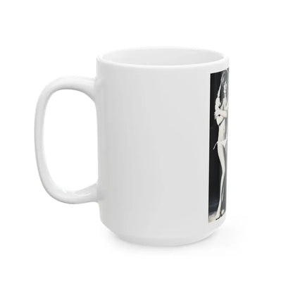 Julie Ege #186 (Vintage Female Icon) White Coffee Mug - Go Mug Yourself