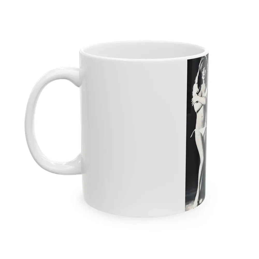 Julie Ege #186 (Vintage Female Icon) White Coffee Mug - Go Mug Yourself
