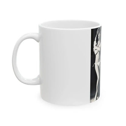 Julie Ege #186 (Vintage Female Icon) White Coffee Mug - Go Mug Yourself