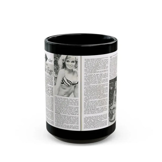 Julie Ege #187 (Vintage Female Icon) Black Coffee Mug 15oz - Go Mug Yourself
