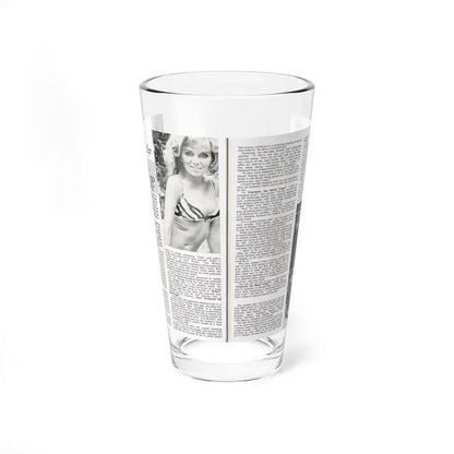 Julie Ege #187 (Vintage Female Icon) Pint Glass 16oz 16oz - Go Mug Yourself
