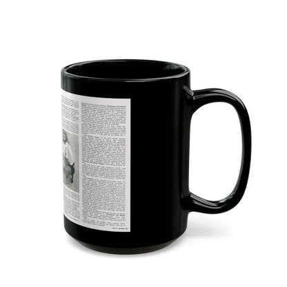 Julie Ege #188 (Vintage Female Icon) Black Coffee Mug - Go Mug Yourself