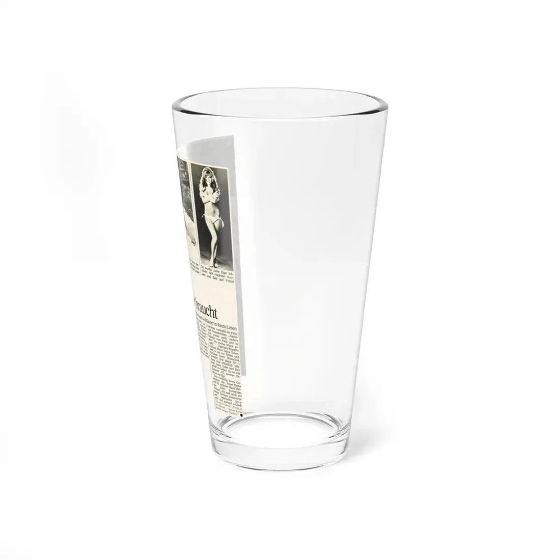 Julie Ege #189 (Vintage Female Icon) Pint Glass 16oz - Go Mug Yourself