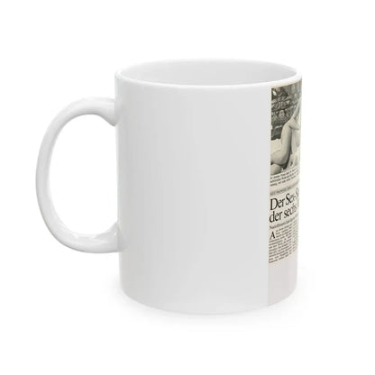 Julie Ege #189 (Vintage Female Icon) White Coffee Mug - Go Mug Yourself