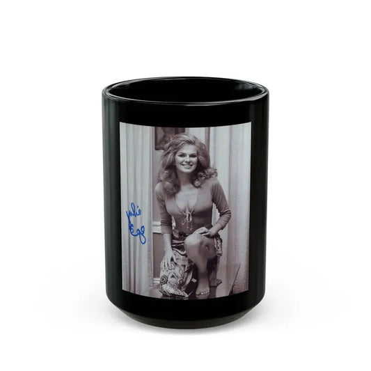 Julie Ege #194 (Vintage Female Icon) Black Coffee Mug 15oz - Go Mug Yourself