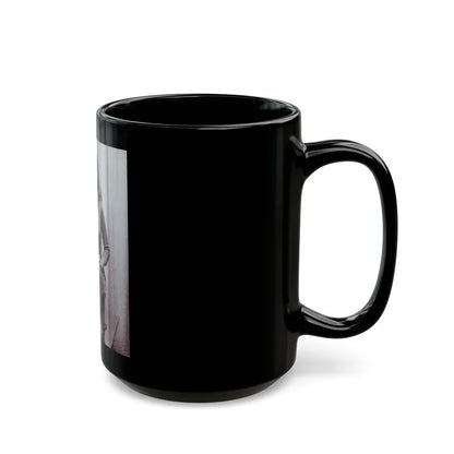 Julie Ege #194 (Vintage Female Icon) Black Coffee Mug - Go Mug Yourself