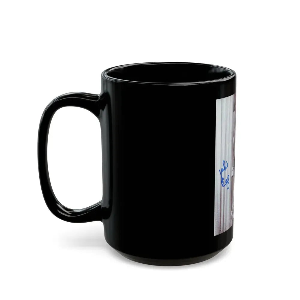 Julie Ege #194 (Vintage Female Icon) Black Coffee Mug - Go Mug Yourself