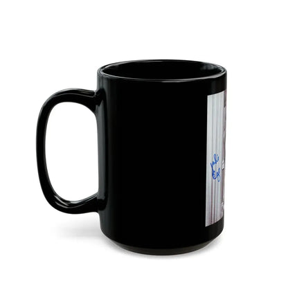 Julie Ege #194 (Vintage Female Icon) Black Coffee Mug - Go Mug Yourself