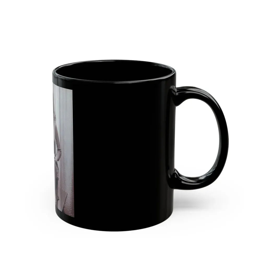 Julie Ege #194 (Vintage Female Icon) Black Coffee Mug - Go Mug Yourself