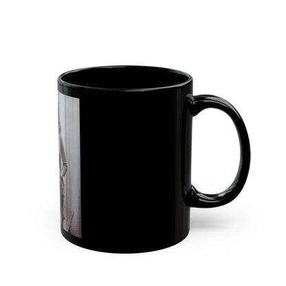Julie Ege #194 (Vintage Female Icon) Black Coffee Mug - Go Mug Yourself