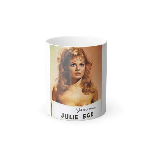Julie Ege #195 (Vintage Female Icon) Color Changing Coffee Mug 11oz - Go Mug Yourself