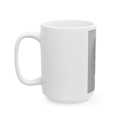 Julie Ege #196 - Topless (Vintage Female Icon) White Coffee Mug - Go Mug Yourself