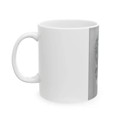 Julie Ege #196 - Topless (Vintage Female Icon) White Coffee Mug - Go Mug Yourself