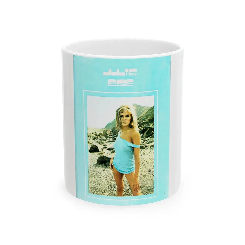 Julie Ege #197 (Vintage Female Icon) White Coffee Mug 11oz - Go Mug Yourself