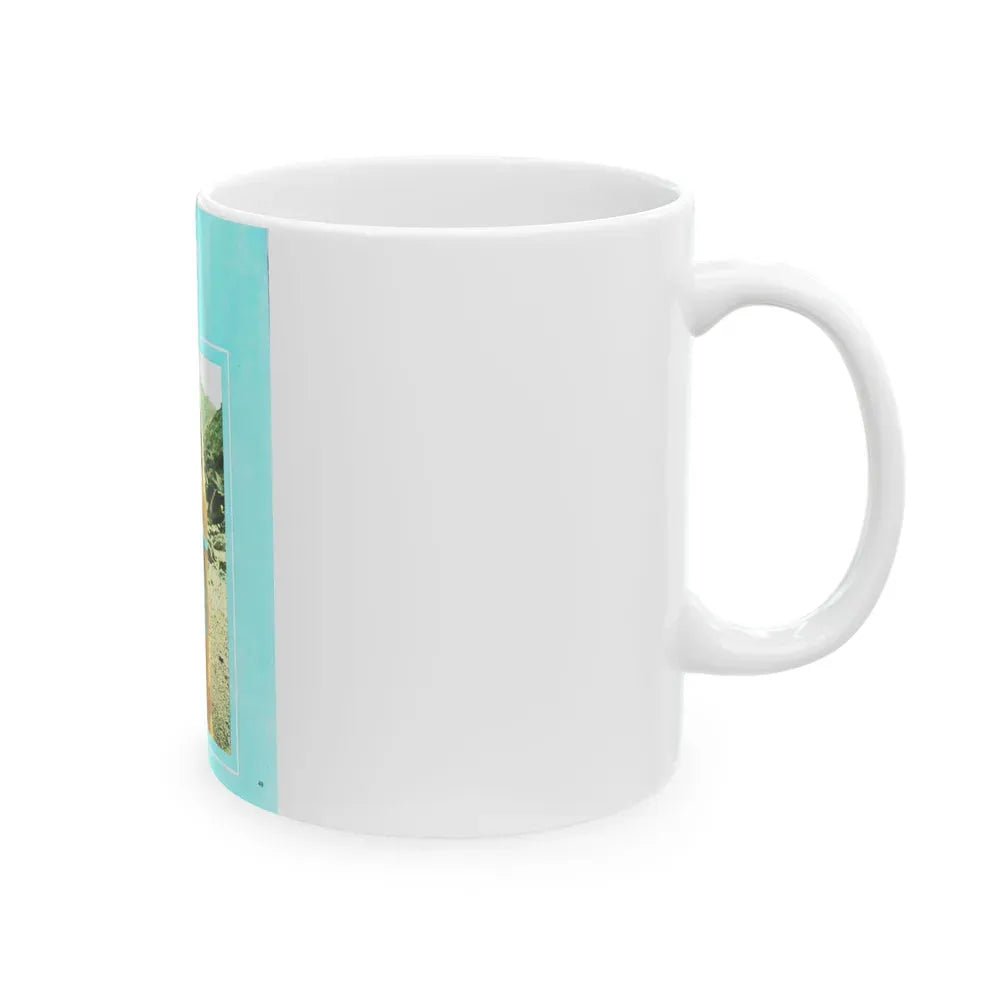 Julie Ege #197 (Vintage Female Icon) White Coffee Mug - Go Mug Yourself