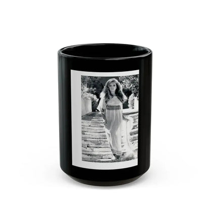 Julie Ege #198 (Vintage Female Icon) Black Coffee Mug 15oz - Go Mug Yourself