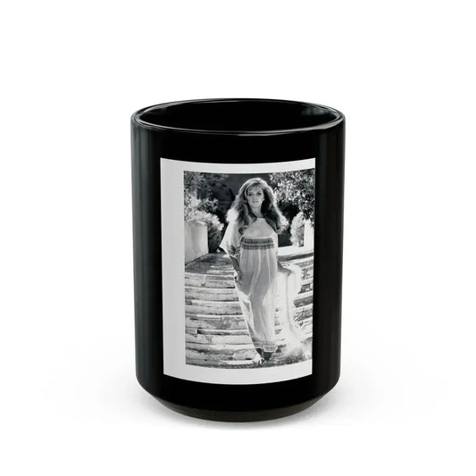 Julie Ege #198 (Vintage Female Icon) Black Coffee Mug 15oz - Go Mug Yourself