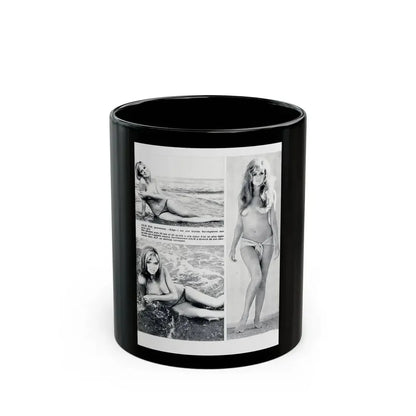 Julie Ege #199 (Vintage Female Icon) Black Coffee Mug 11oz - Go Mug Yourself