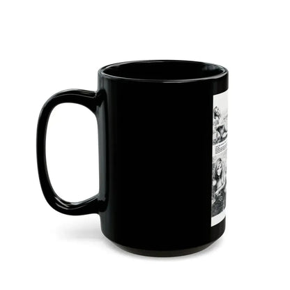 Julie Ege #199 (Vintage Female Icon) Black Coffee Mug - Go Mug Yourself