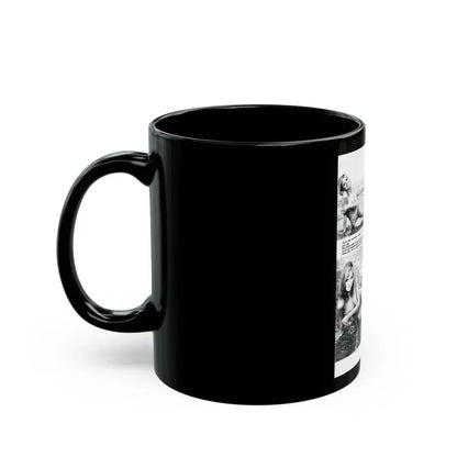 Julie Ege #199 (Vintage Female Icon) Black Coffee Mug - Go Mug Yourself