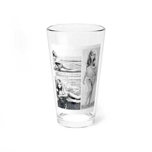 Julie Ege #199 (Vintage Female Icon) Pint Glass 16oz 16oz - Go Mug Yourself