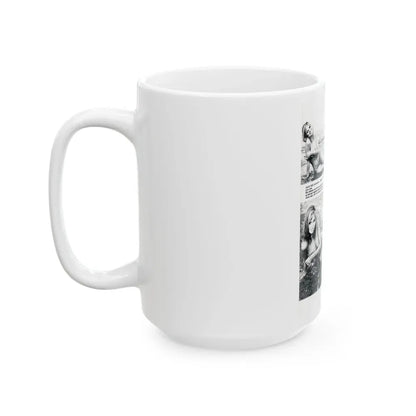 Julie Ege #199 (Vintage Female Icon) White Coffee Mug - Go Mug Yourself