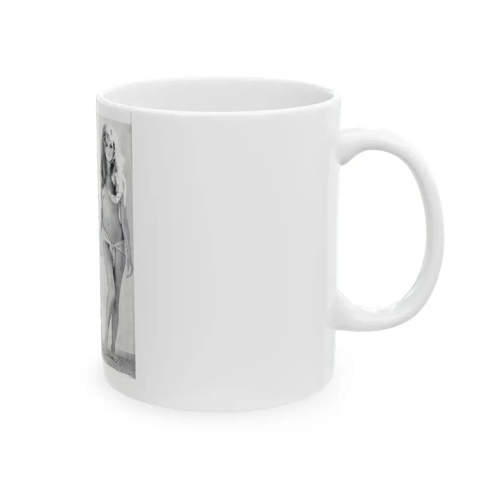 Julie Ege #199 (Vintage Female Icon) White Coffee Mug - Go Mug Yourself