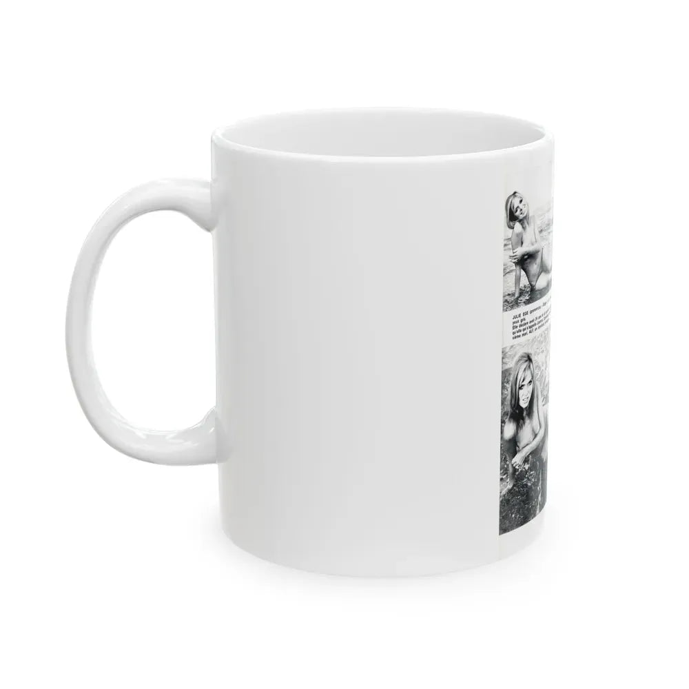 Julie Ege #199 (Vintage Female Icon) White Coffee Mug - Go Mug Yourself