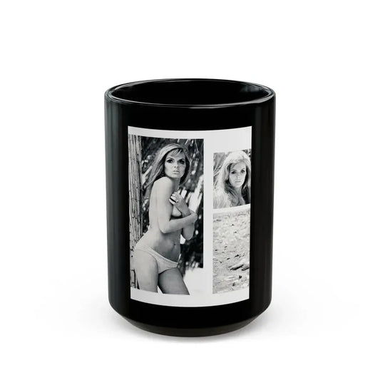 Julie Ege #200 (Vintage Female Icon) Black Coffee Mug 15oz - Go Mug Yourself