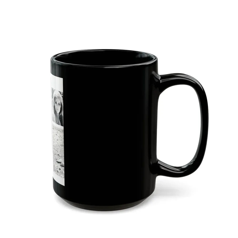 Julie Ege #200 (Vintage Female Icon) Black Coffee Mug - Go Mug Yourself