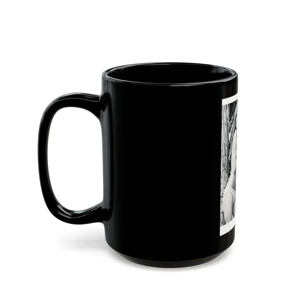 Julie Ege #200 (Vintage Female Icon) Black Coffee Mug - Go Mug Yourself