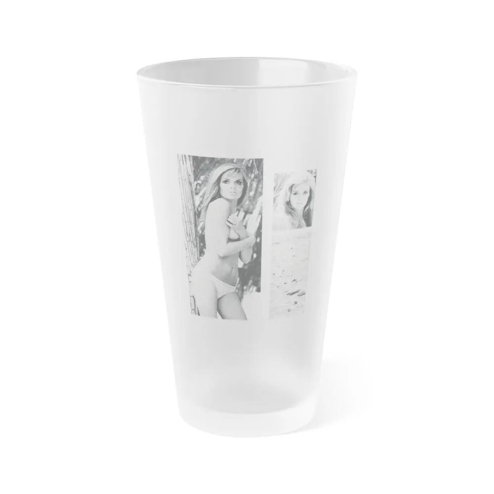 Julie Ege #200 (Vintage Female Icon) Frosted Pint Glass 16oz-16oz-Frosted-Go Mug Yourself