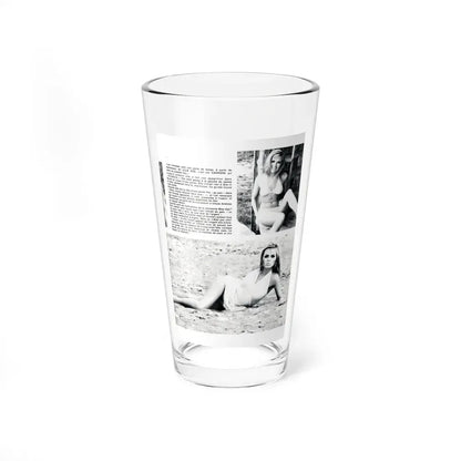 Julie Ege #201 (Vintage Female Icon) Pint Glass 16oz 16oz - Go Mug Yourself
