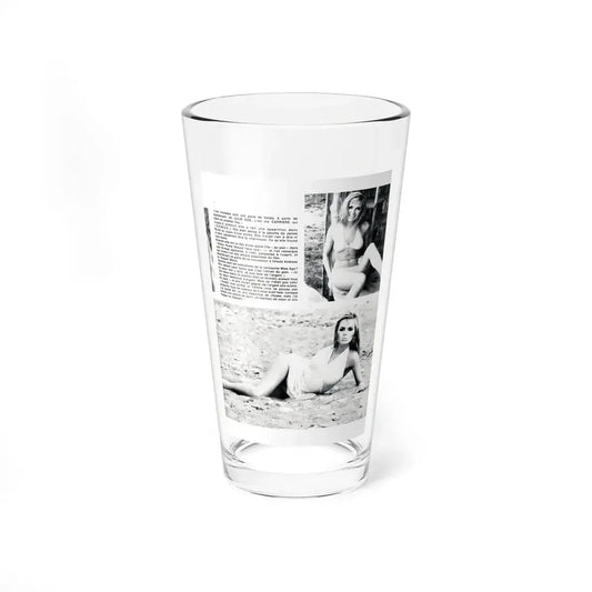 Julie Ege #201 (Vintage Female Icon) Pint Glass 16oz 16oz - Go Mug Yourself