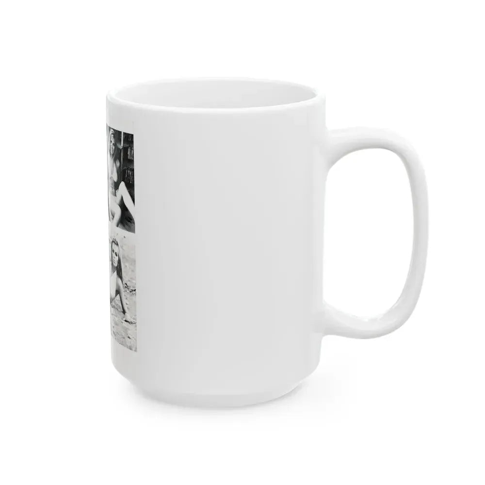 Julie Ege #201 (Vintage Female Icon) White Coffee Mug - Go Mug Yourself
