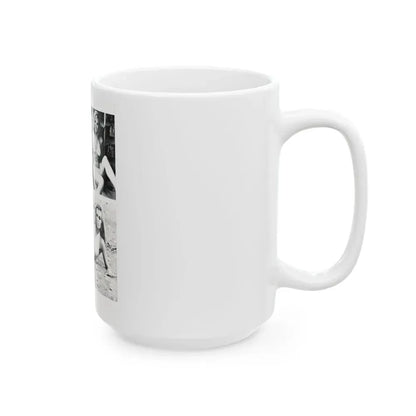 Julie Ege #201 (Vintage Female Icon) White Coffee Mug - Go Mug Yourself
