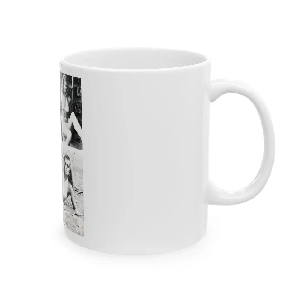 Julie Ege #201 (Vintage Female Icon) White Coffee Mug - Go Mug Yourself