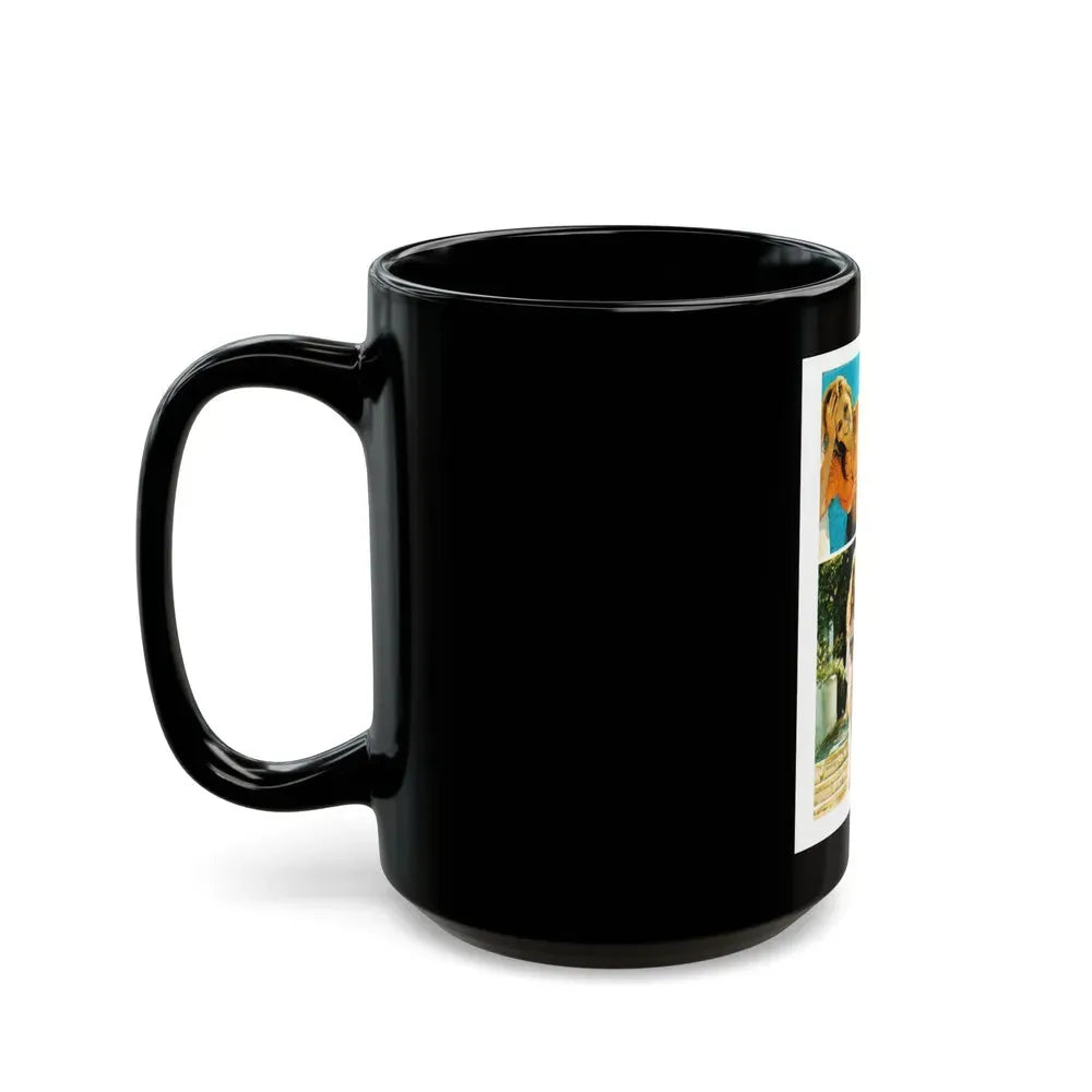 Julie Ege #202 (Vintage Female Icon) Black Coffee Mug - Go Mug Yourself