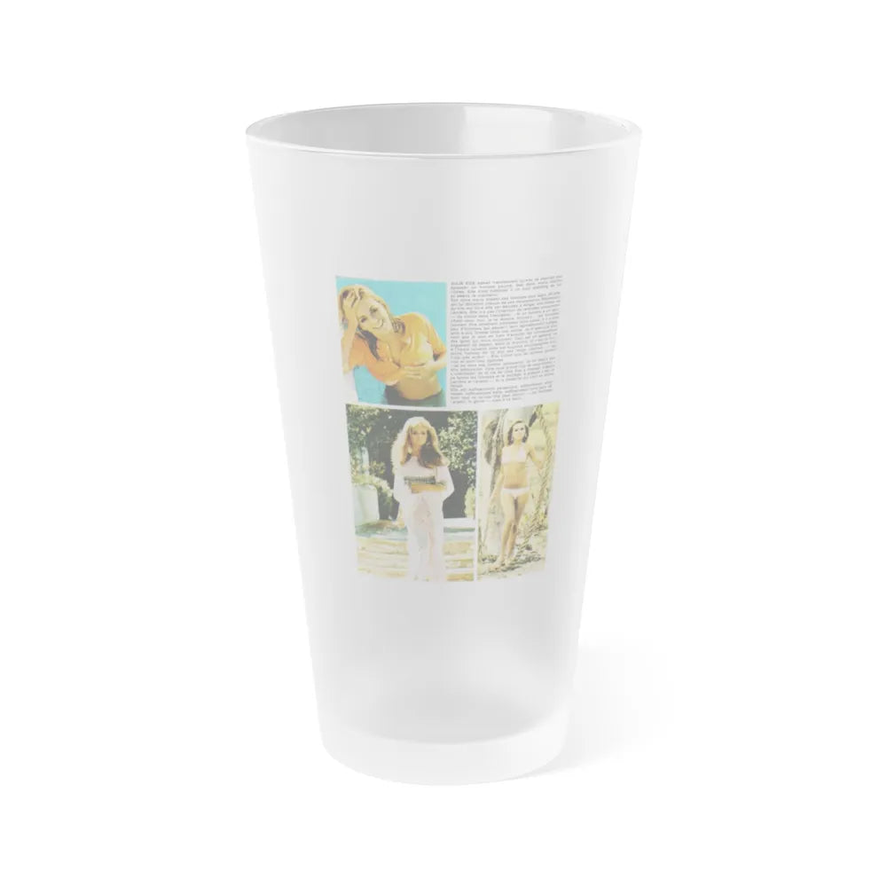 Julie Ege #202 (Vintage Female Icon) Frosted Pint Glass 16oz-16oz-Frosted-Go Mug Yourself